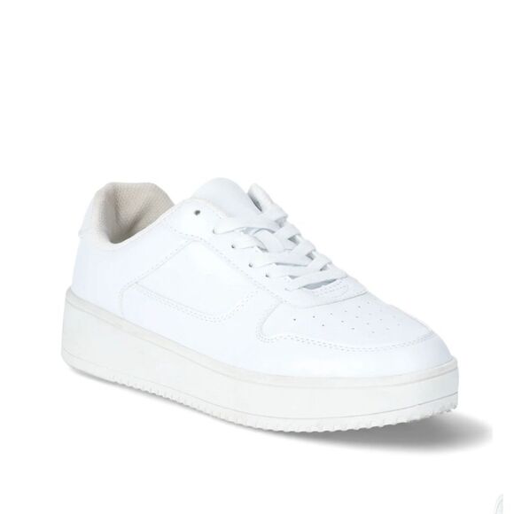 No Boundaries Women's Platform Casual Lace Up Sneakers - New - Picture 1 of 8